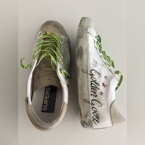 Authentic Golden Goose Superstar Distressed Sneakers